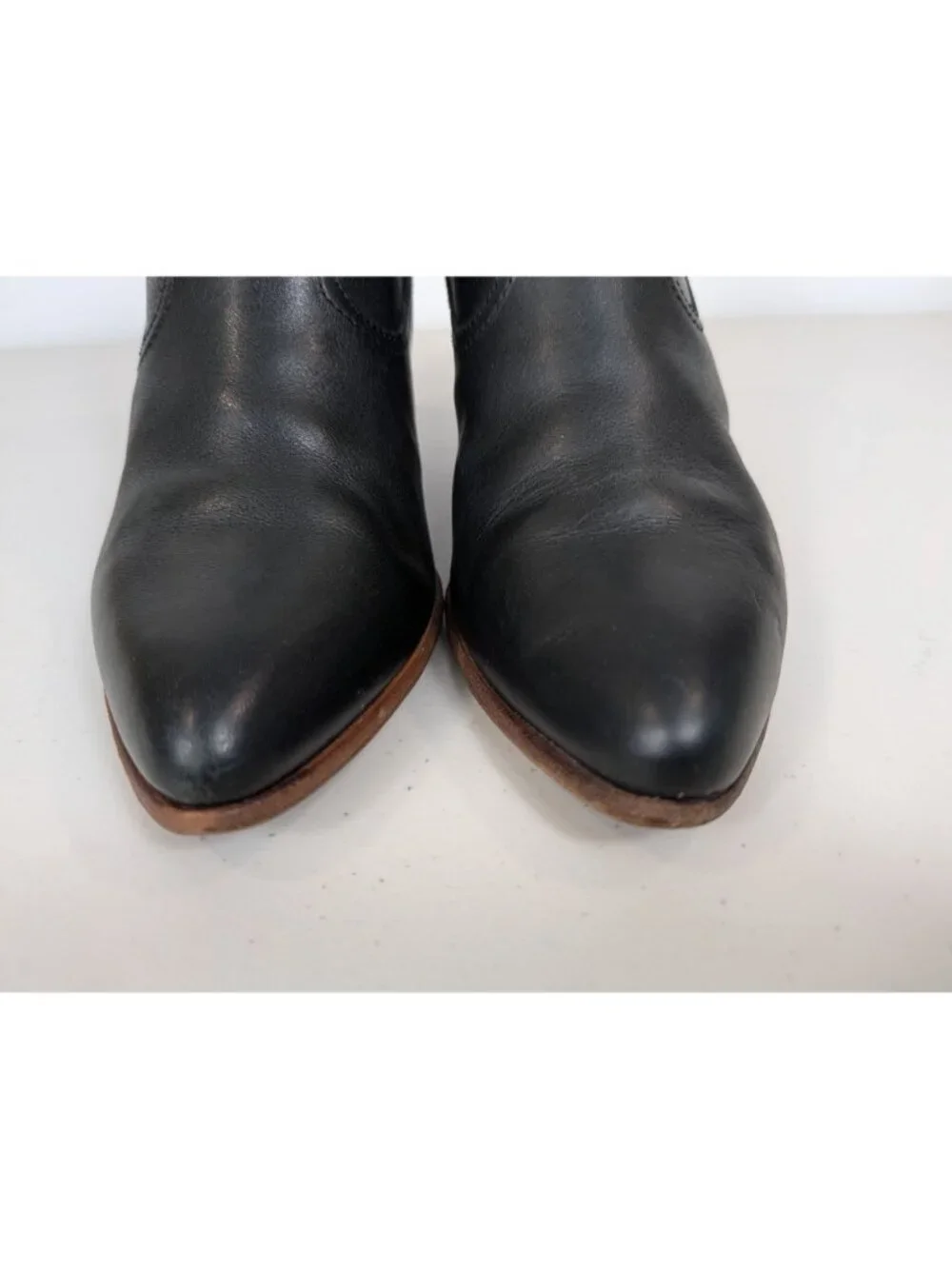 Frye reina black leather booties women's size 11M